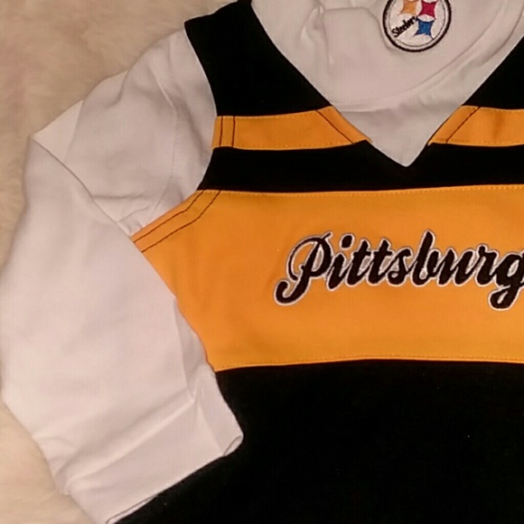 NWT NFL VISA Pittsburgh Steelers Dress Set 18 Mont - Picture 4 of 8